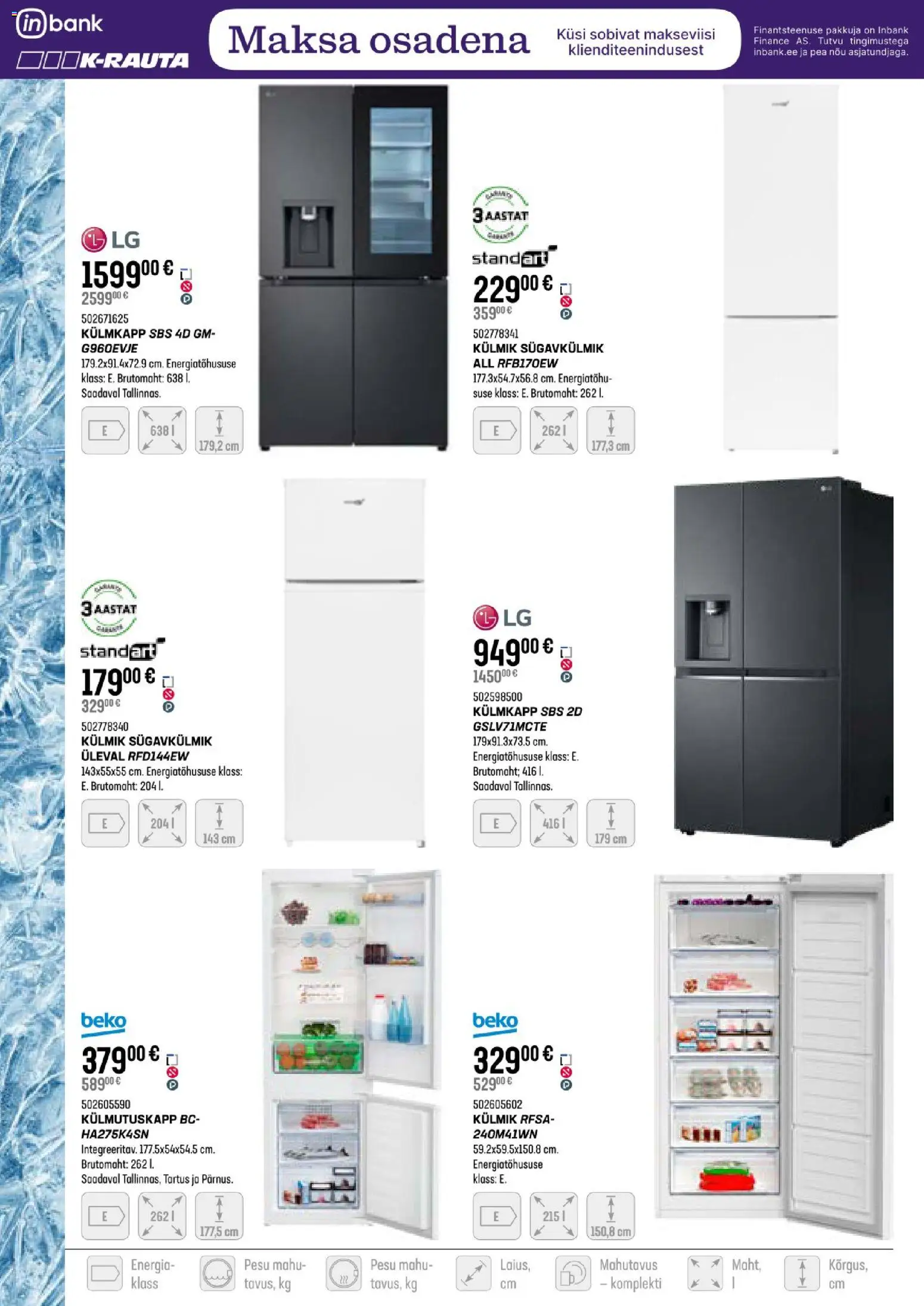 K-Rauta kliendilehe eelvaade alates 2026.01.07