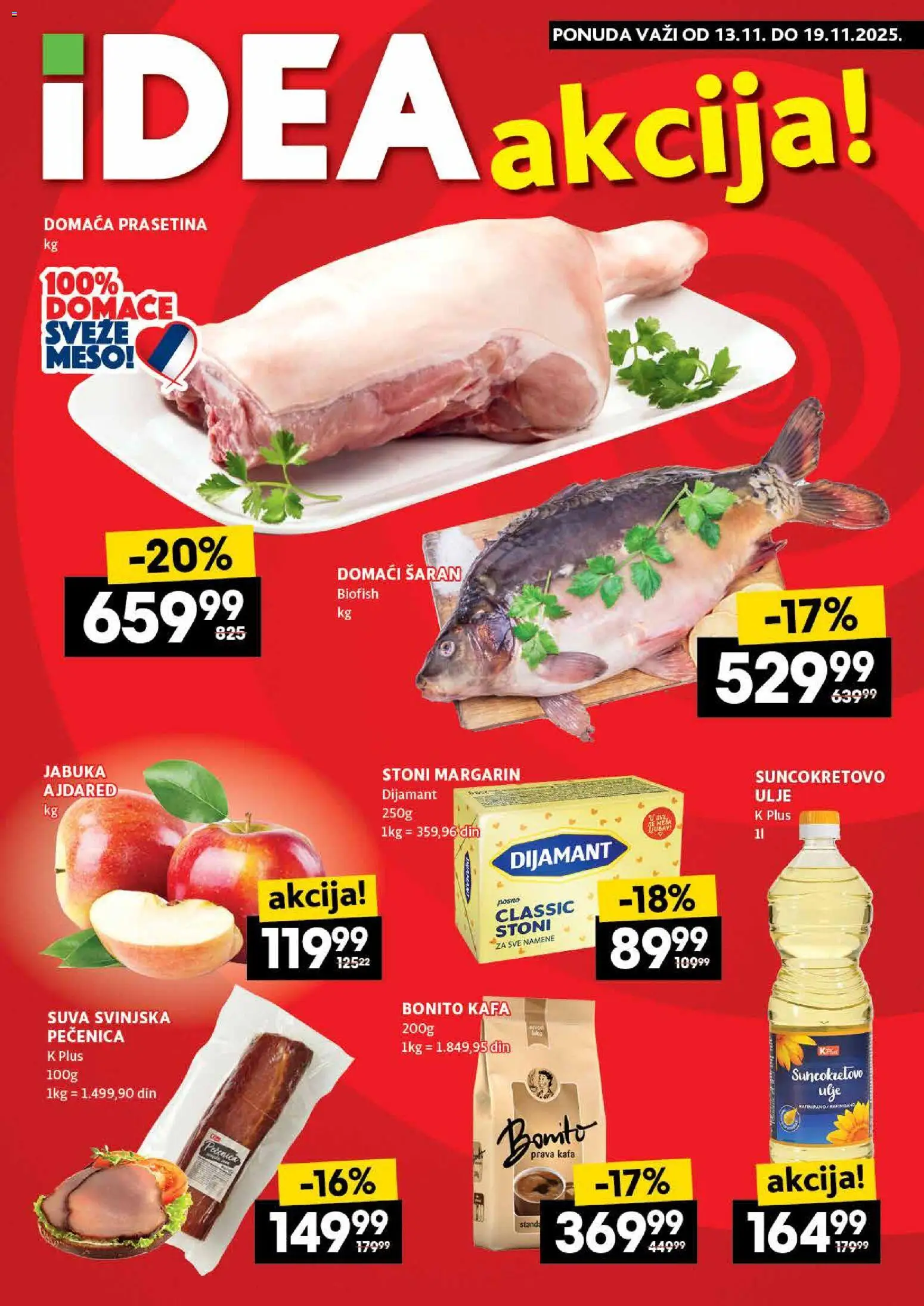 Pregled Idea kataloga - važi od 13.11.2025