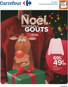 Prévisualisation de Catalogue Un Noël pour tous les goûts cadeaux du magasin Carrefour formulaire valide 02/12/2025