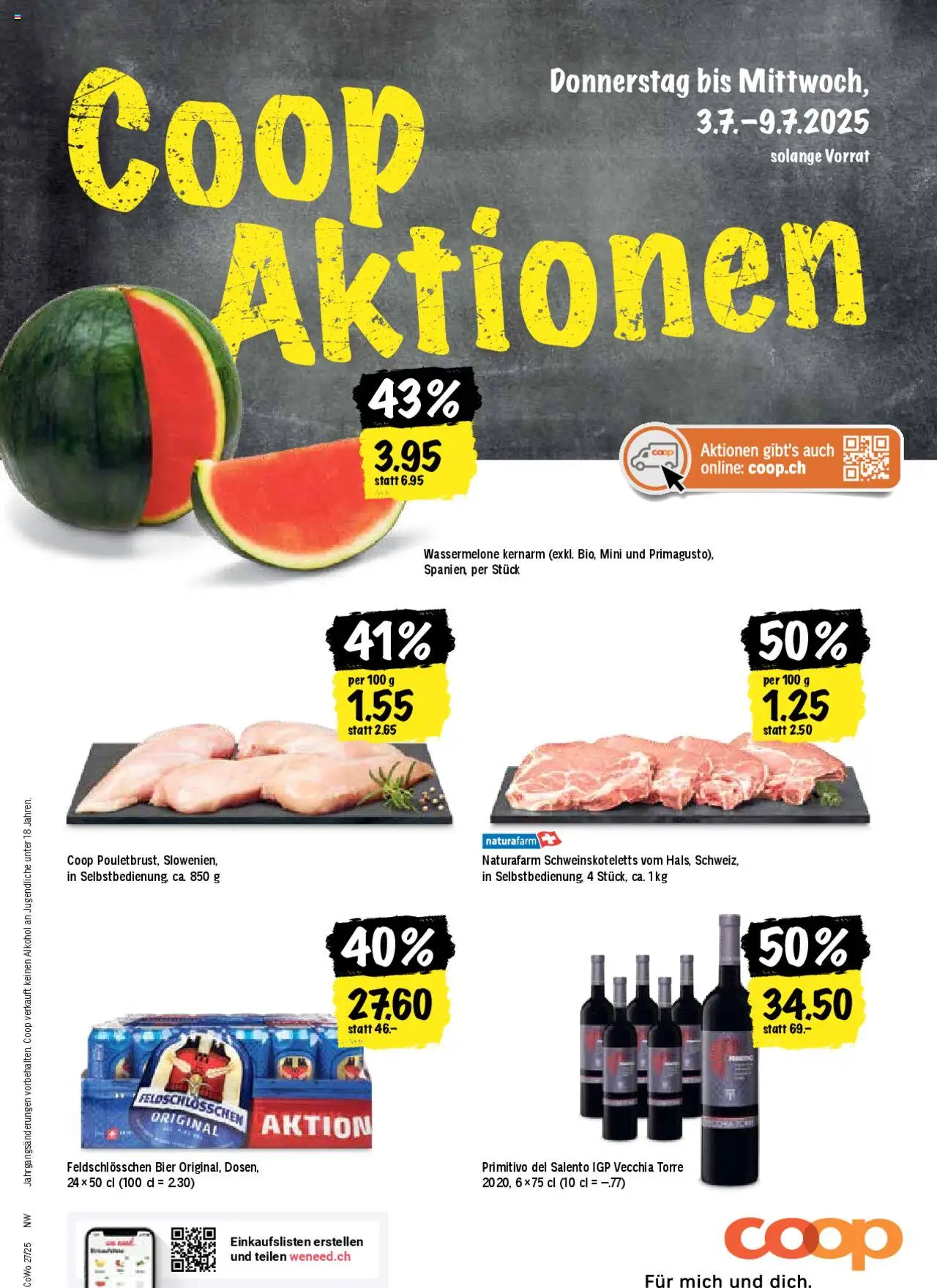 Coop Aktionen ab 03.07.2025 - Nächste woche - Seitennummer 1