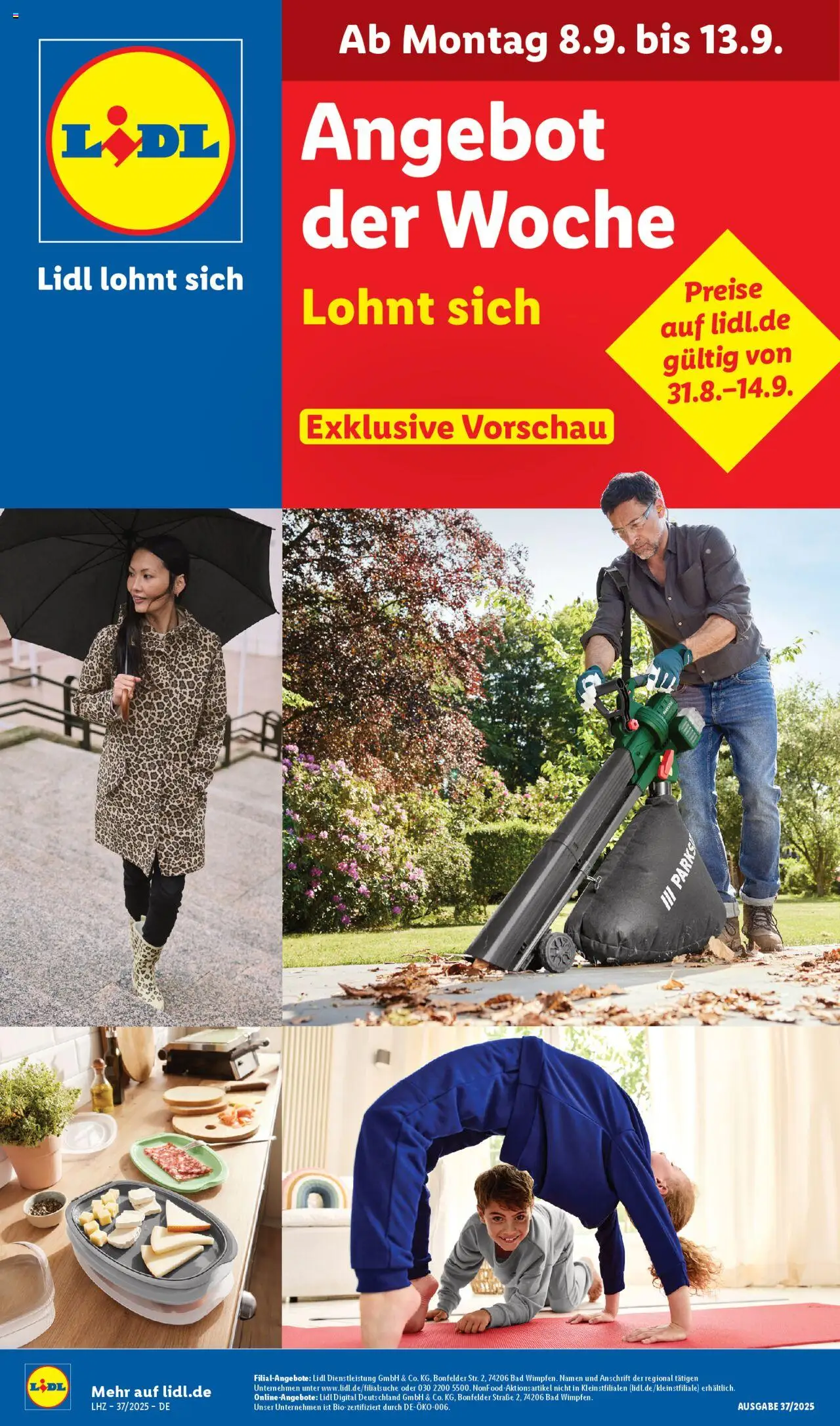 LIDL Prospekt ab Montag 08.09.2025 > Prospekt Holzminden