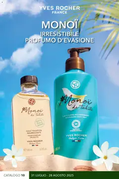 Anteprima dell'opuscolo Catalogo Yves Rocher - Monoi dal negozio Yves Rocher valido da 31/07/2025