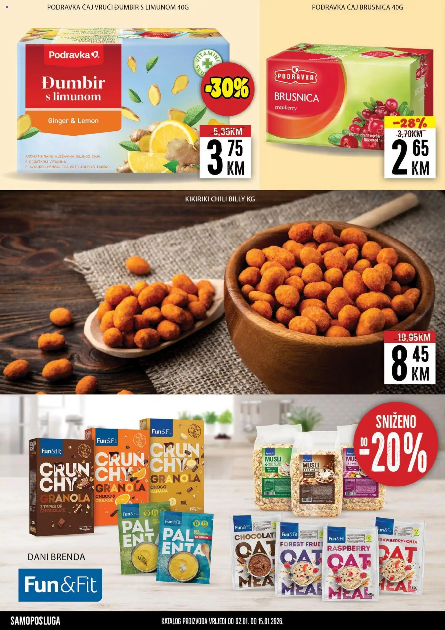 Pregled letka Katalog trgovine Prodex vrijedi od 2026.01.02