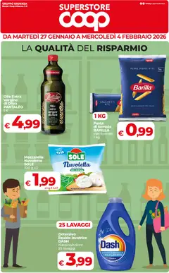 Anteprima dell'opuscolo Volantino Superstore Sicilia dal negozio COOP valido da 27/01/2026