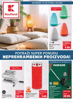 Pregled letka Osijek trgovine Kaufland vrijedi od 17.09.2025