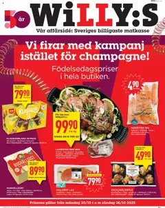Förhandsgranska reklamblad Aktuella reklamblad Willys från butik Willys gäller från 20/10/2025