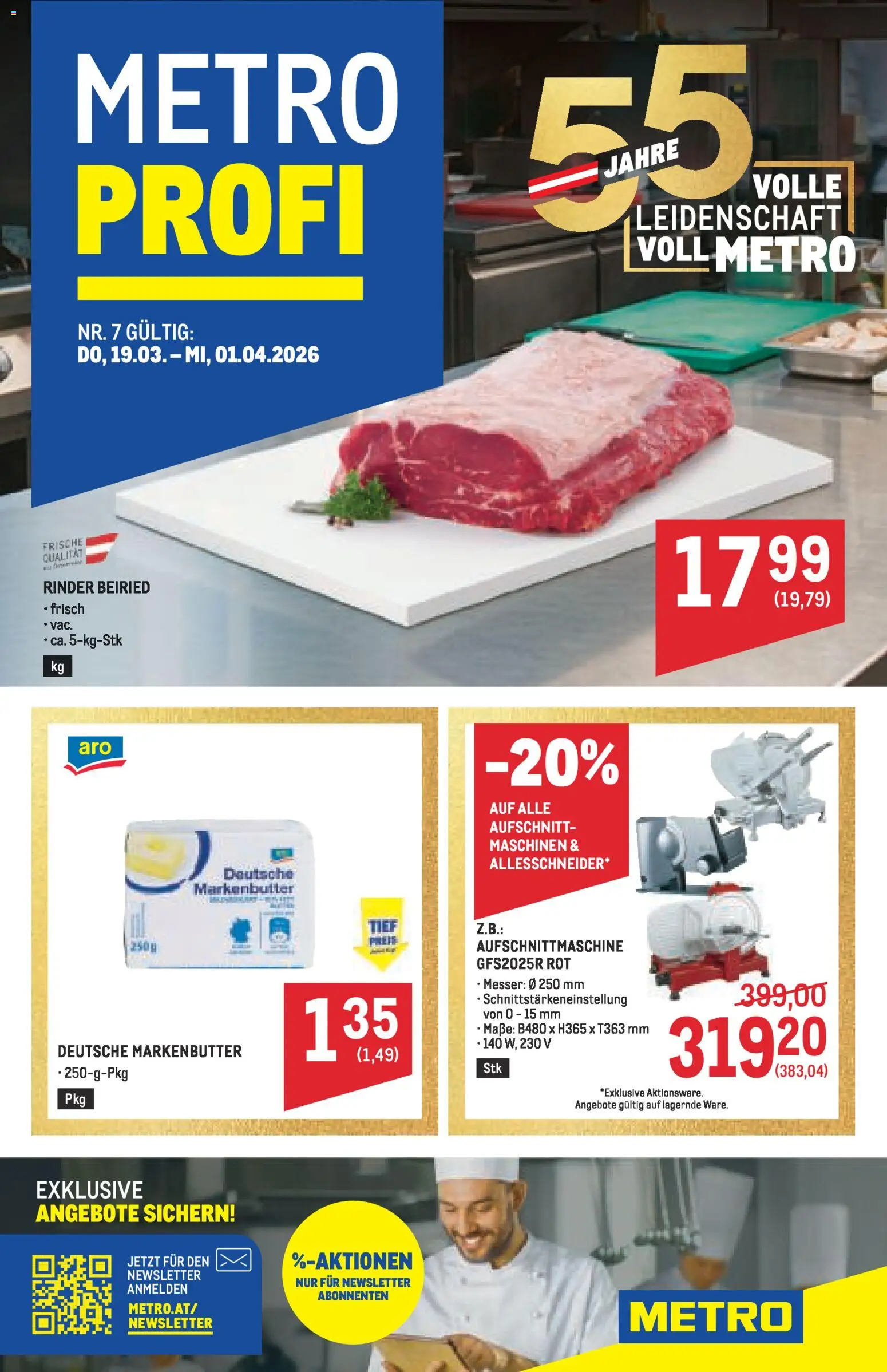Vorschau der Angebote: Metro Metro Profi gültig ab 19.03.2026