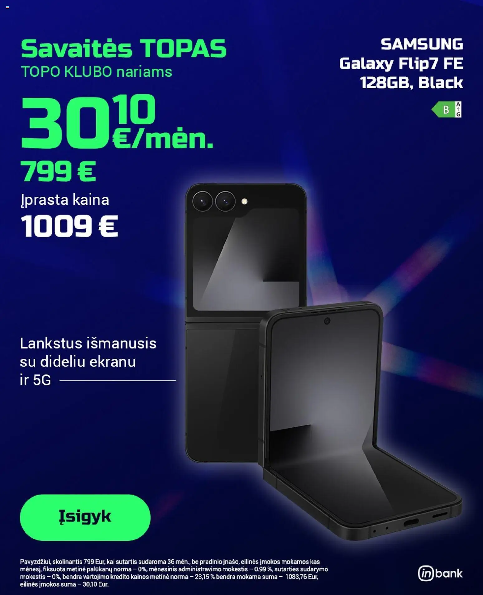 TOPOcentras parduotuvės leidinio Leidinys galiojančio nuo 2025.12.23 peržiūra