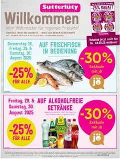 Vorschau der Angebote: Sutterlüty Flugblatt gültig ab 28.08.2025