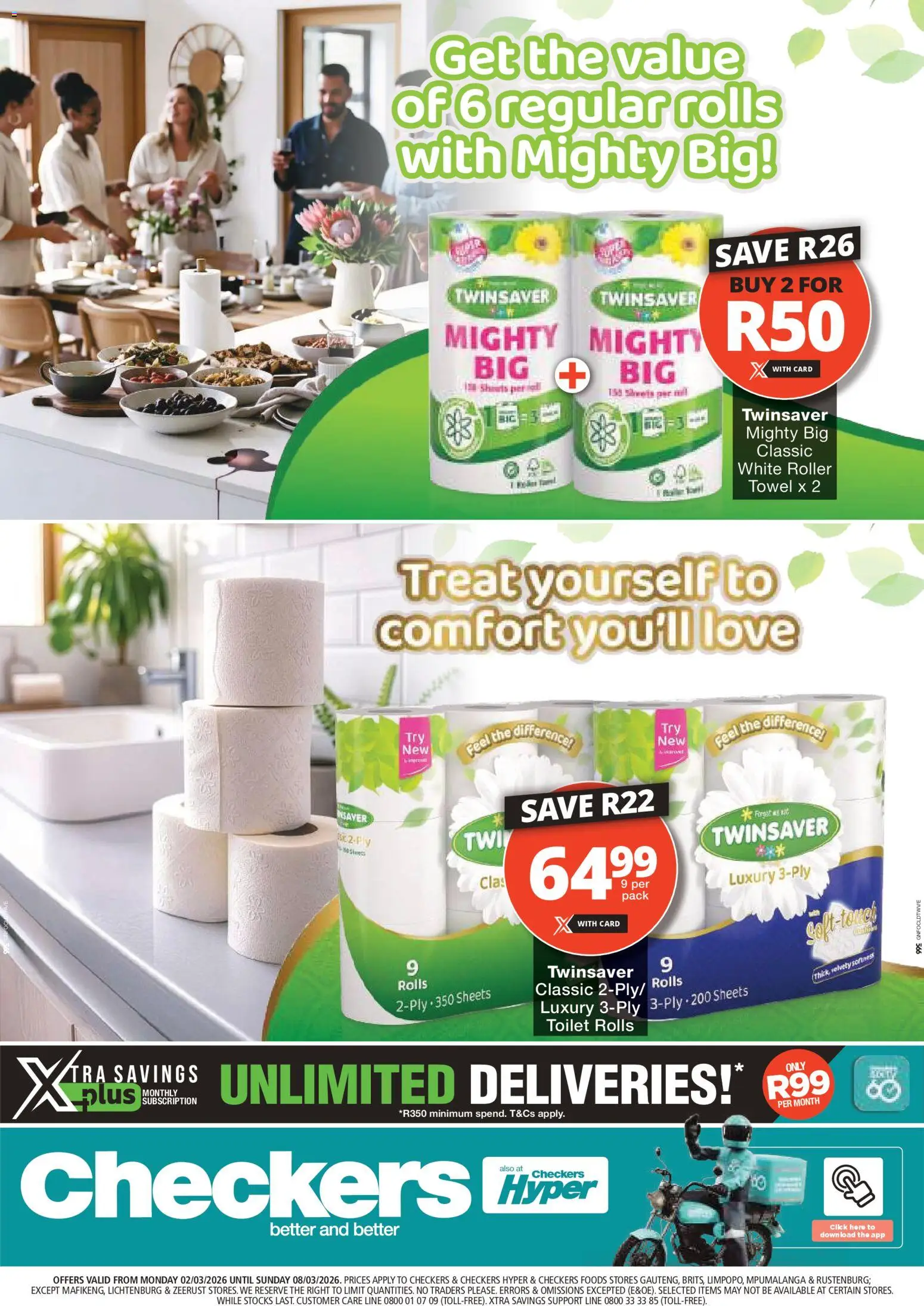 Preview of Checkers flyer valid from 02/03/2026