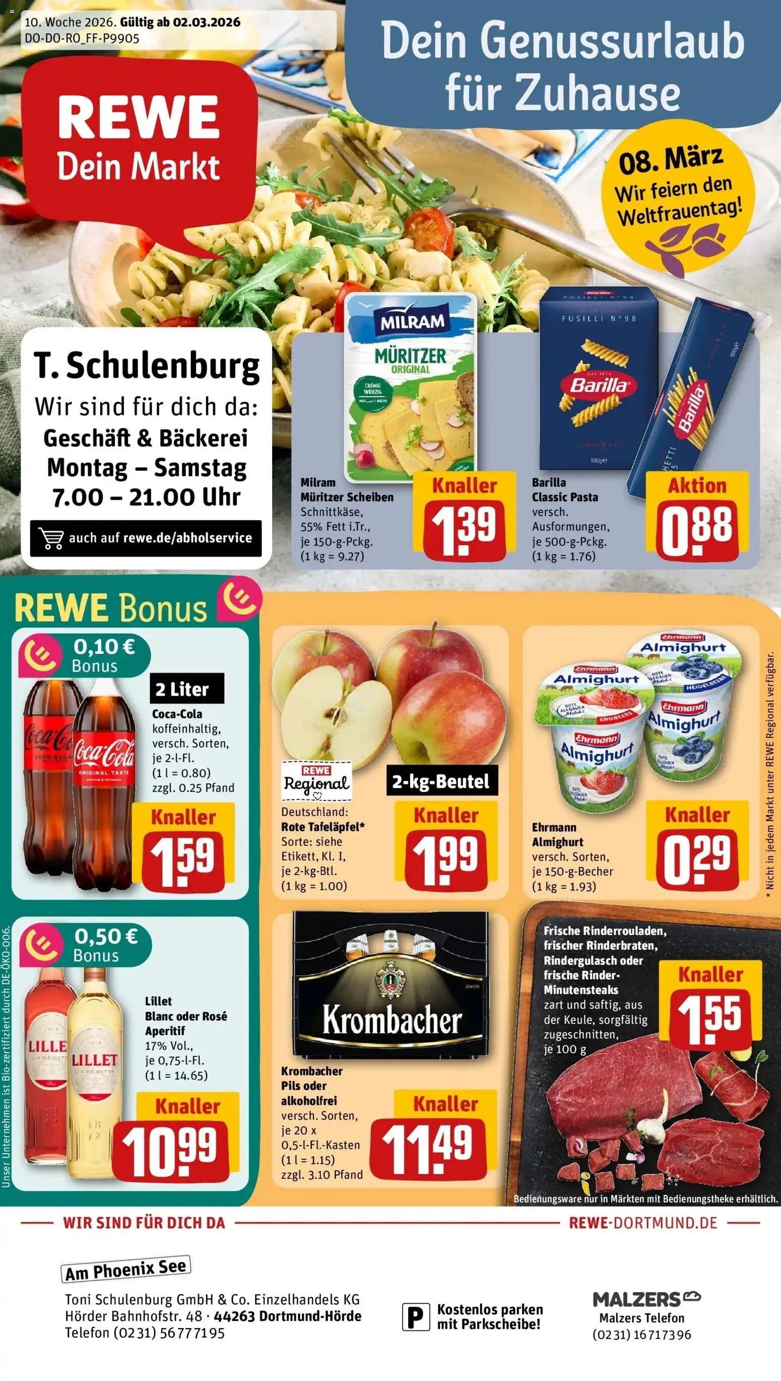Vorschau von dem Prospekt des Geschäftes Rewe, gültig ab dem 02.03.2026