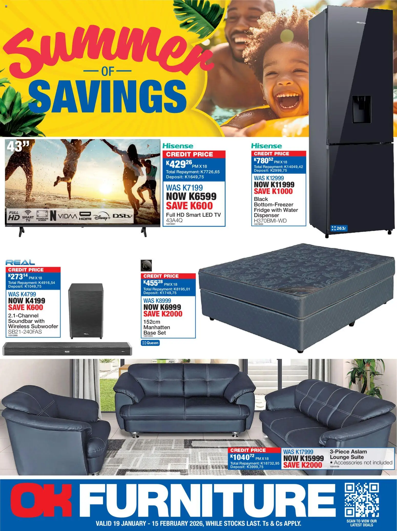 Preview of OK Furniture flyer valid from 19/01/2026