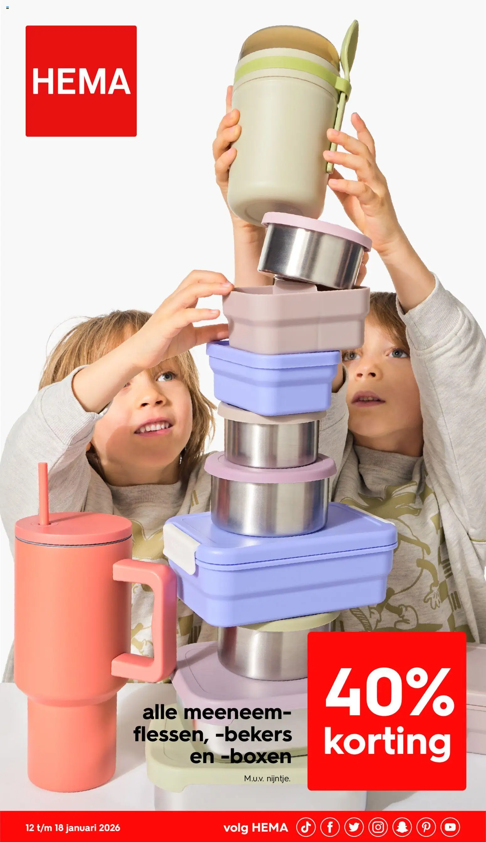 Voorbeeld van Folder / Publicité van winkel Hema geldig vanaf 12/01/2026