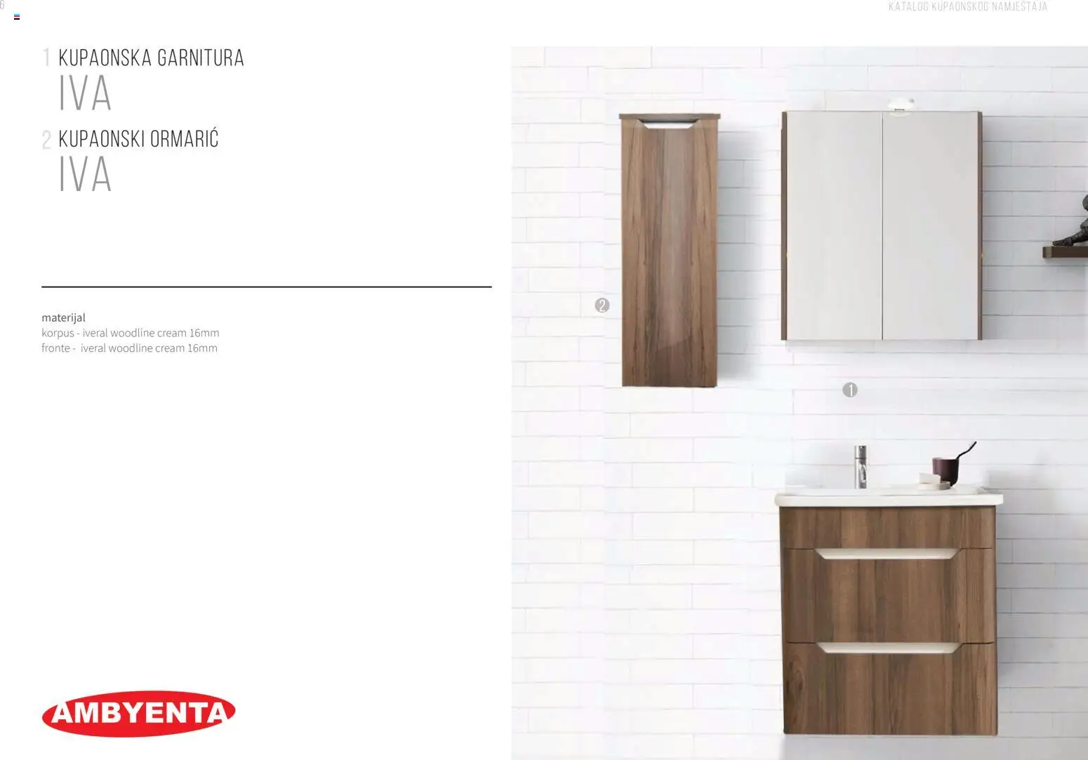 Pregled letka Katalog Kupaonski namještaj trgovine AMBYENTA vrijedi od 2025.10.01