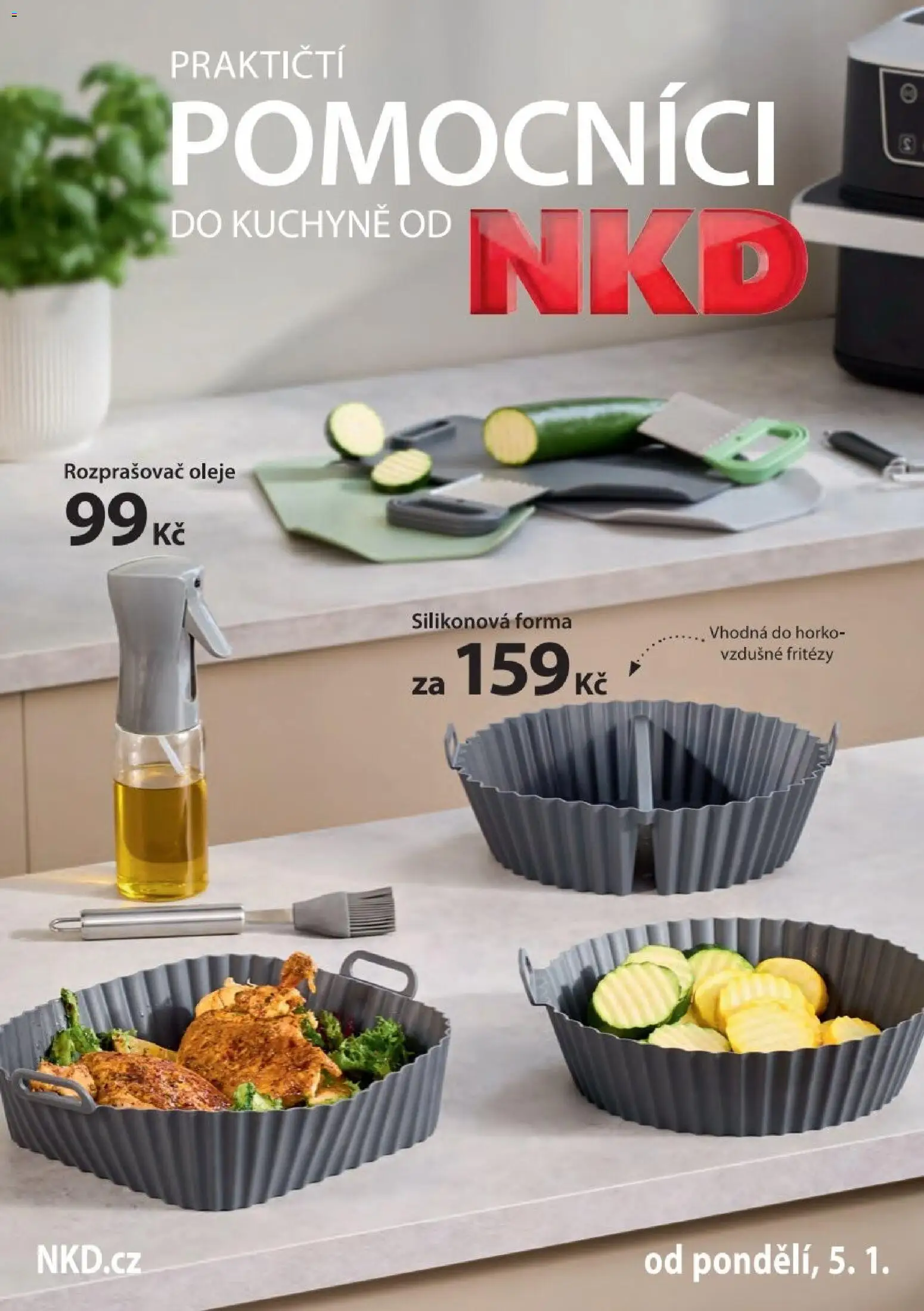 Náhled nabídky: NKD Leták - Pomocníci do kuchyně platný od 05.01.2025