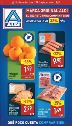 Vista previa del folleto de la tienda Aldi válido desde el 01/09/2025 