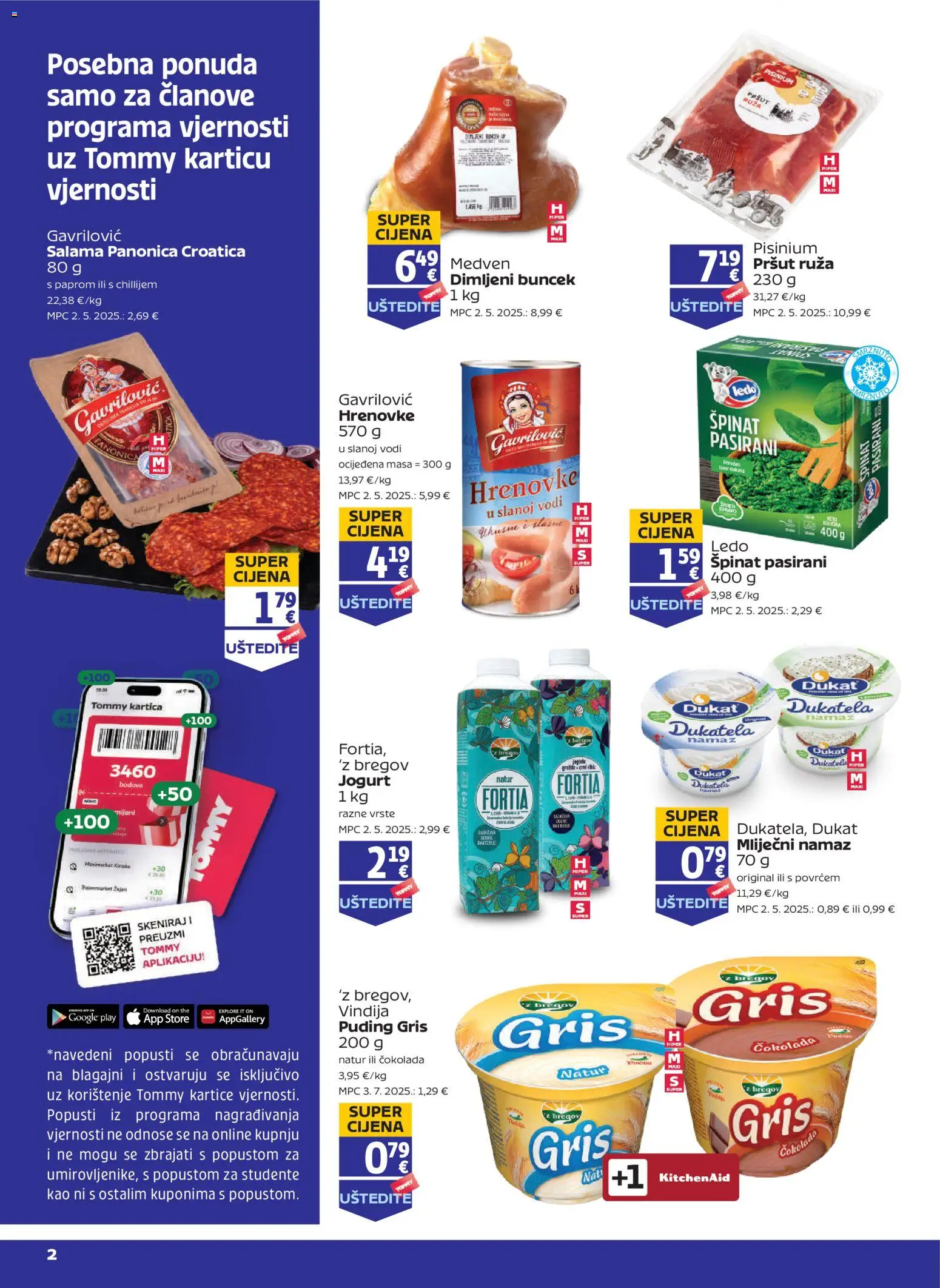 Pregled letka Pogodnosti za Tommy vjerne članove trgovine Tommy vrijedi od 13.11.2025