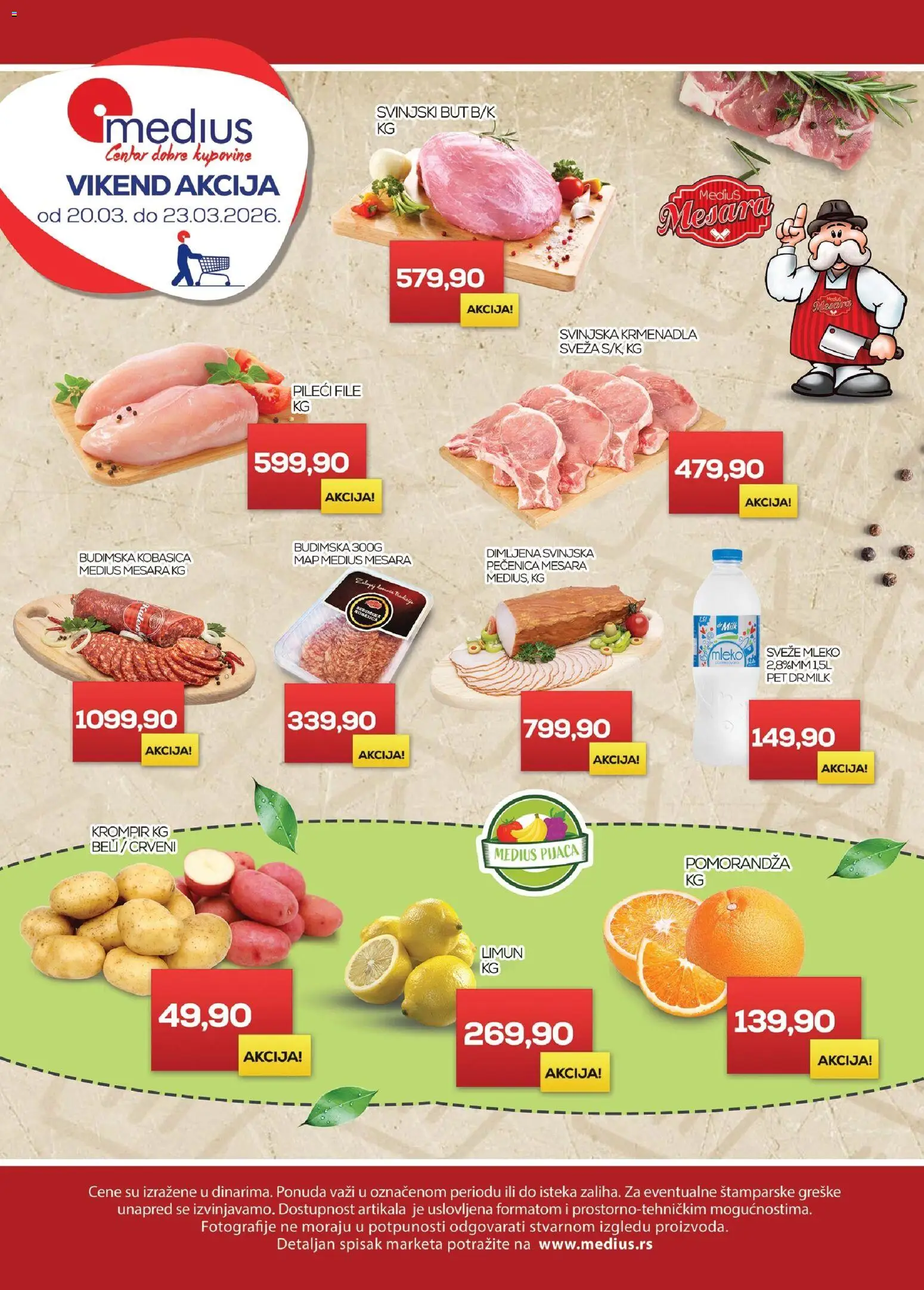 Pregled Medius kataloga - važi od 20.03.2026