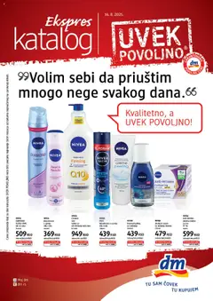 Pregled DM Drogerie kataloga - važi od 16.08.2025