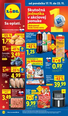 Náhľad Lidl letáku platného od 17.11.2025