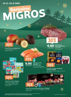 Vorschau des Merkblatts Aktionen FR vom Shop Migros gültig von 23.12.2025 bis 29.12.2025
