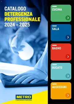 Anteprima dell'opuscolo Volantino Detergenza Professionale dal negozio Metro valido da 11/09/2025