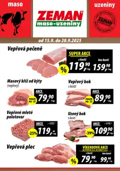 Náhled nabídky: Prodejny Zeman Leták platný od 15.09.2025