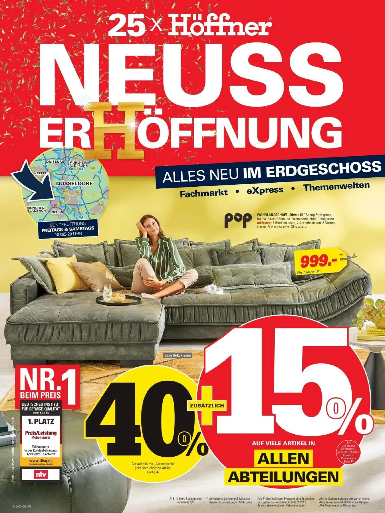 Höffner Möbelangebote (vom 26.08.2025 - 09.09.2025)