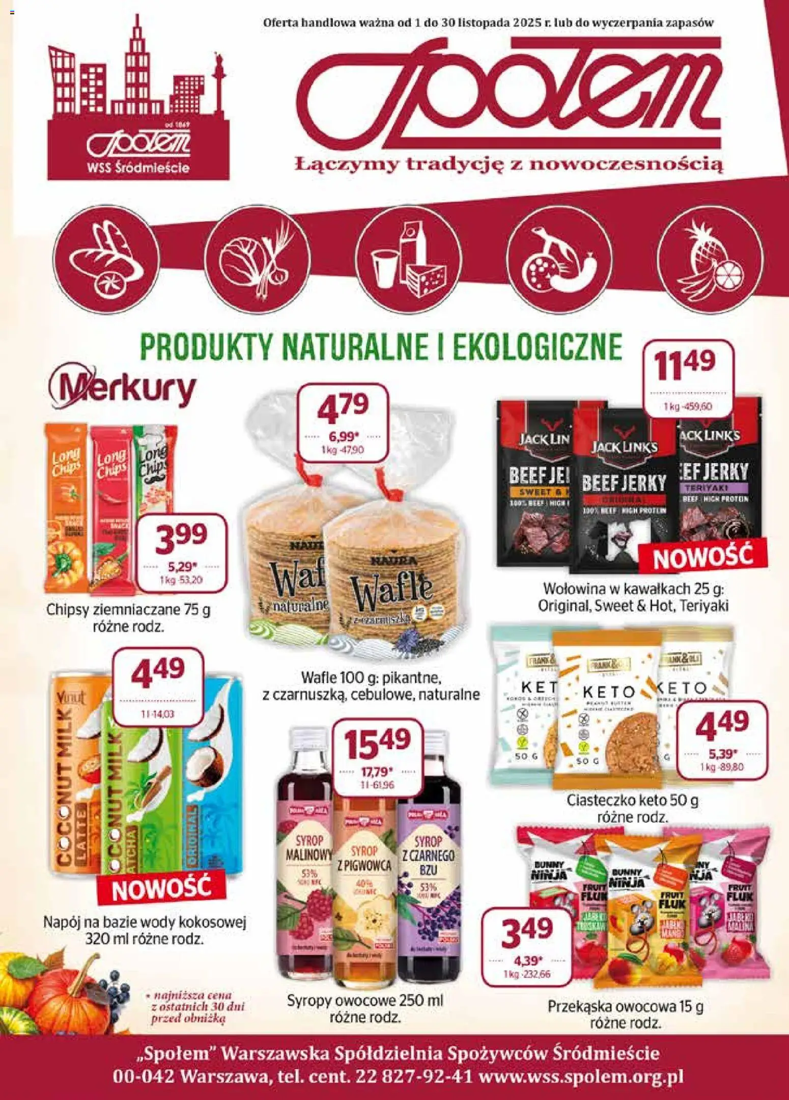 Pogląd gazetki "Gazetka" ze sklepu Społem ważnej od 01.11.2025