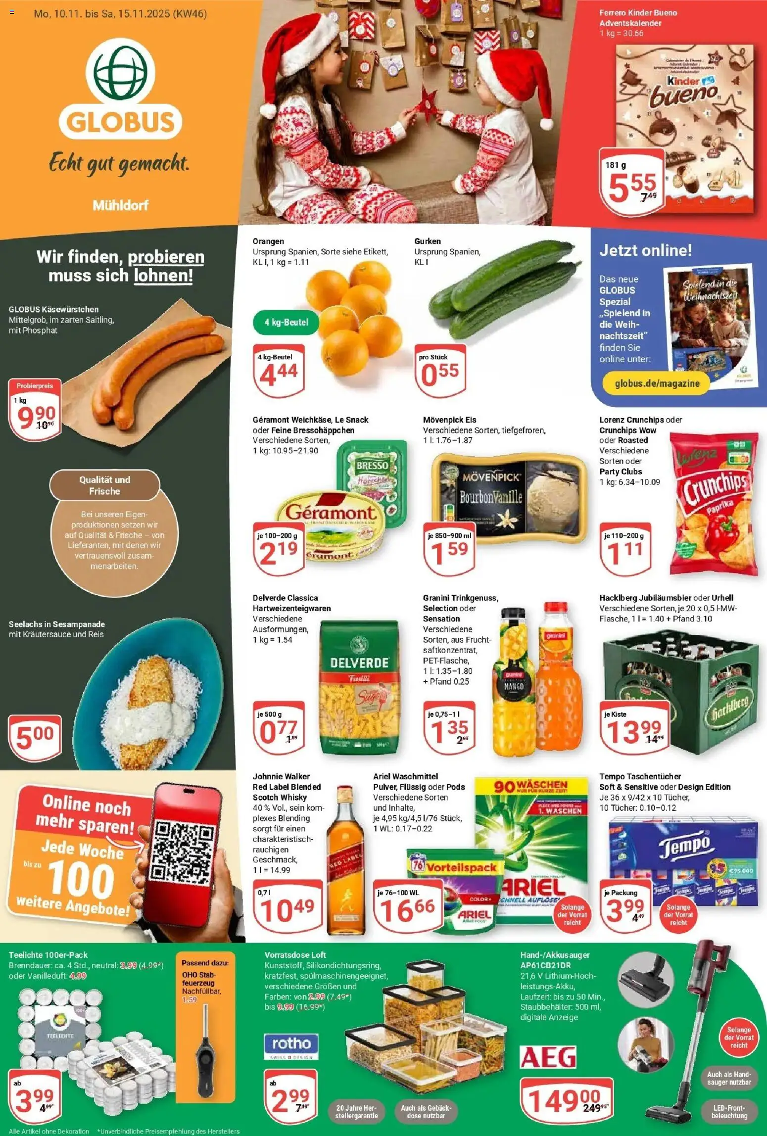 Vorschau von dem Prospekt des Geschäftes Globus, gültig ab dem 09.11.2025