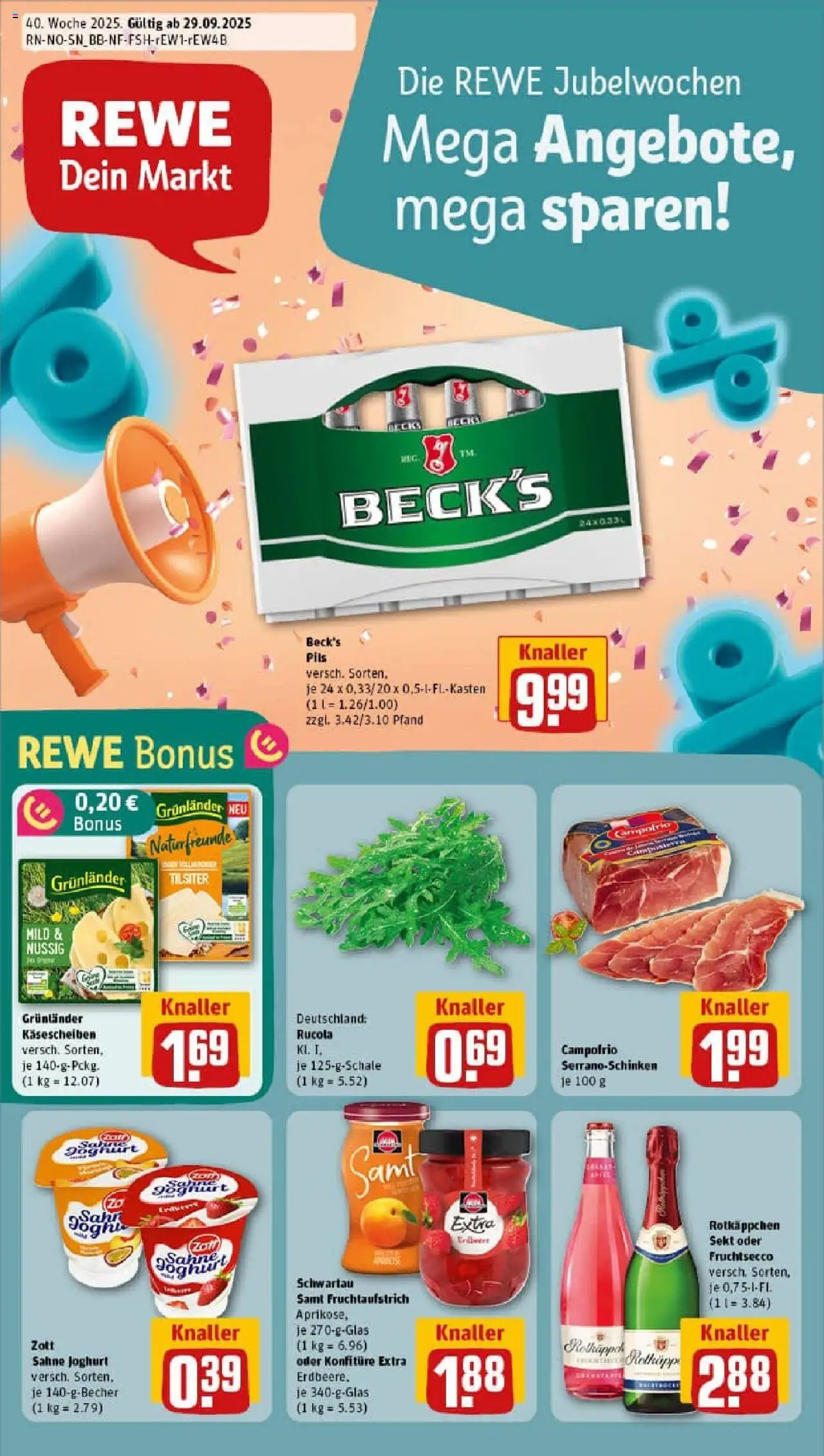 REWE Prospekt ab 29.09.2025 nächste Woche - Prospekt Göttingen / Geismar	