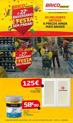 Pré-visualização do folheto da loja BricoMarché válida a partir de 06/09/2025