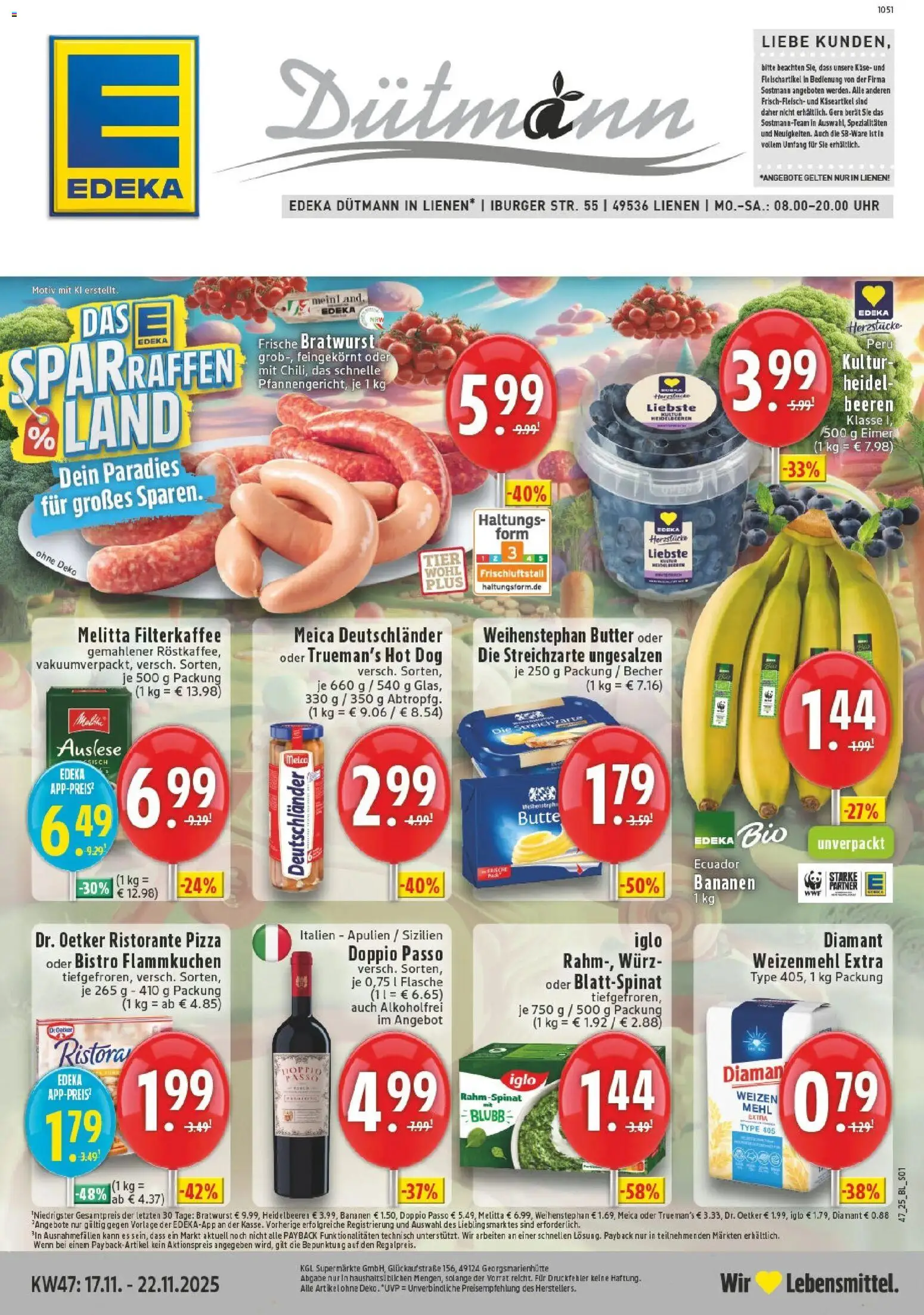 Vorschau von dem Prospekt des Geschäftes Edeka, gültig ab dem 17.11.2025