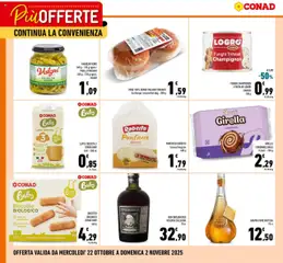 Anteprima dell'opuscolo Volantino Più Offerte Campania dal negozio Conad valido da 22/10/2025