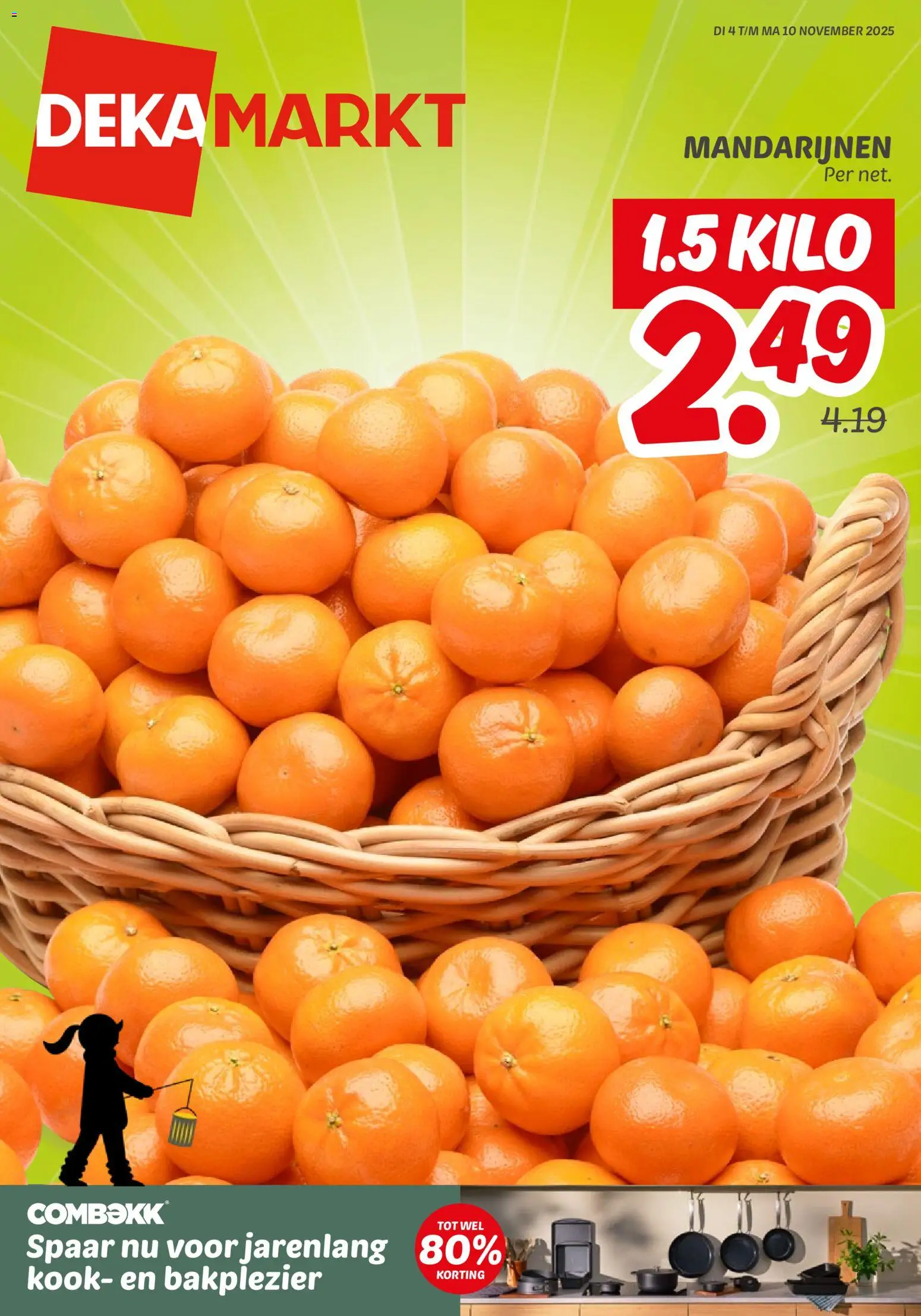 Voorbeeld van Folder van winkel Dekamarkt geldig vanaf 04-11-2025 - Mandarijnen