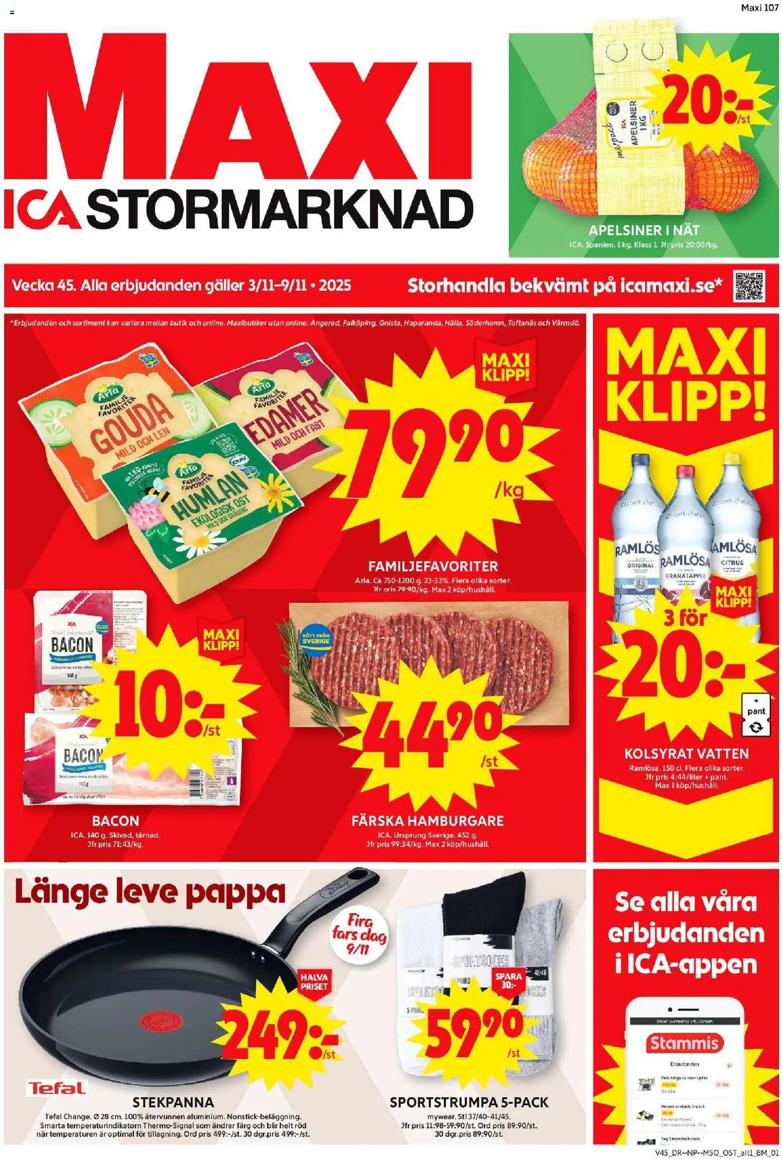 Förhandsgranska reklamblad Norsborg från butik ICA Maxi gäller från 03/11/2025