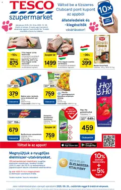 Tesco - Szupermarket akciós újság megtekintése, amely érvényes 2025.09.25.-től
