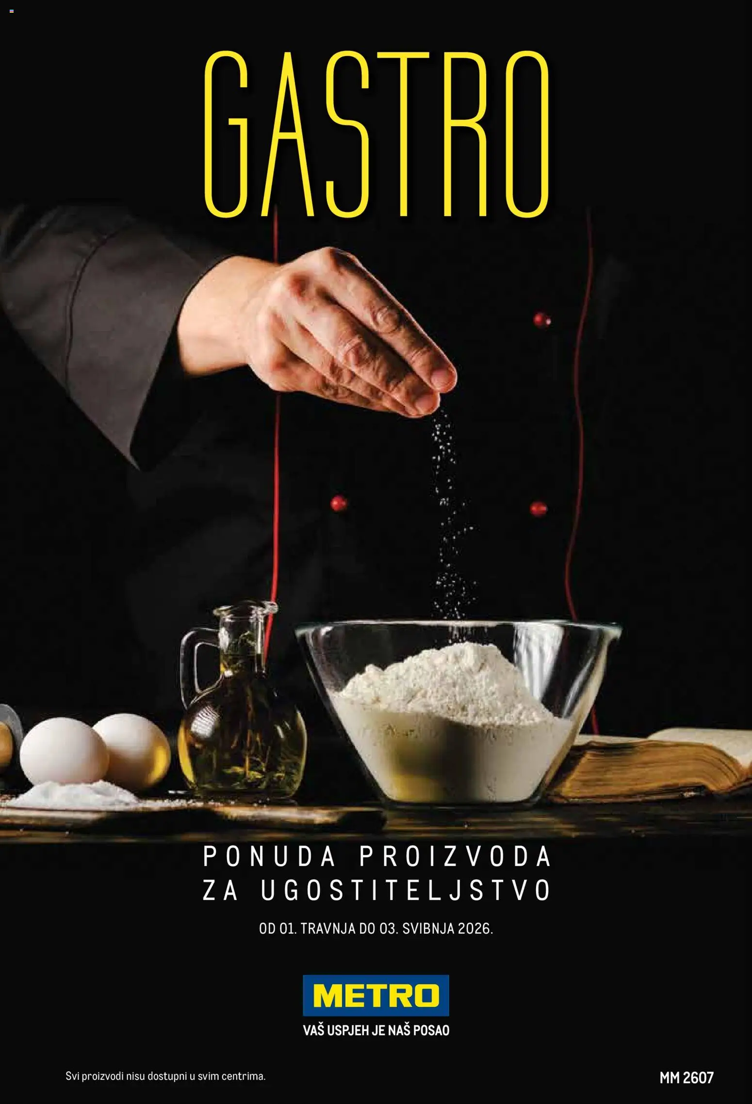 Pregled letka Metro - Gastro trgovine Metro vrijedi od 01.04.2026