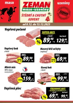 Náhled nabídky: Prodejny Zeman Leták platný od 08.12.2025