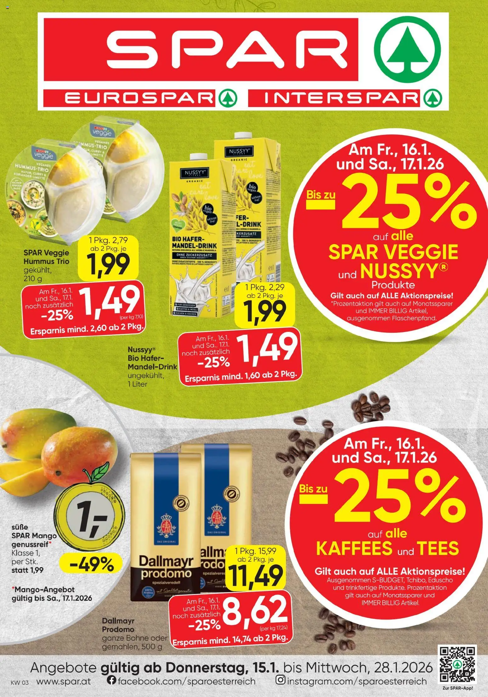 Vorschau der Angebote: Spar Aktuelle Angebote gültig ab 15.01.2026