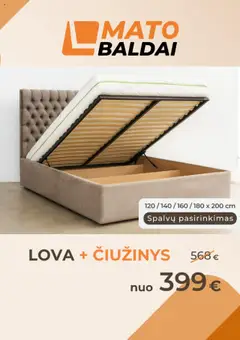 Mato Baldai Plius parduotuvės leidinio Leidinys galiojančio nuo 2025.08.05 peržiūra