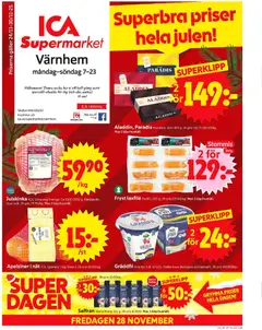 Förhandsgranska reklamblad Malmö från butik ICA Supermarket gäller från 24/11/2025