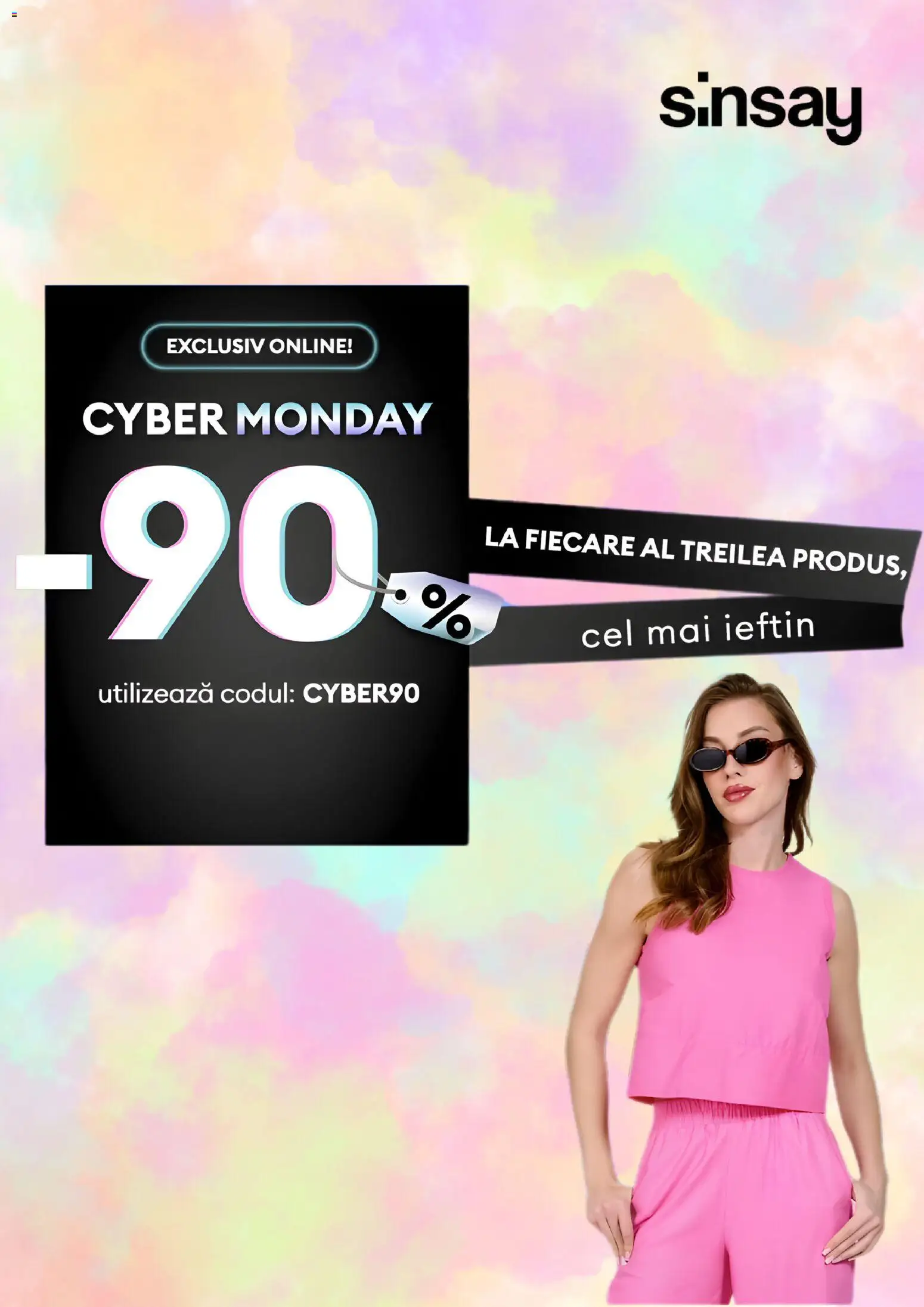 Previzualizarea de cataloage: Sinsay Cyber Monday valabil de la 01.12.2025