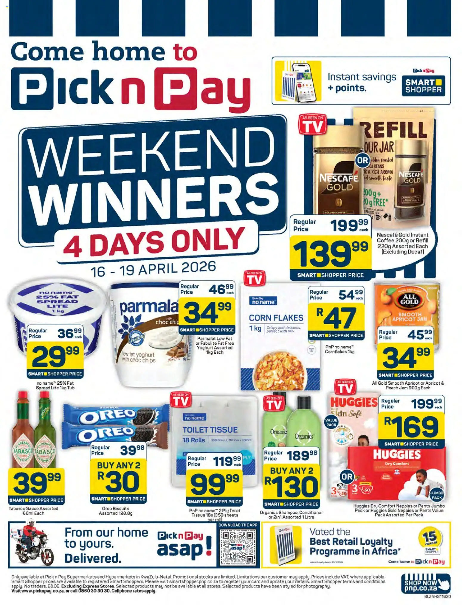Preview of Pick n Pay flyer valid from 16/04/2026