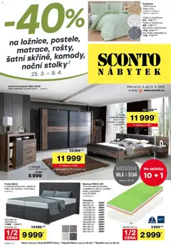 Náhled nabídky: Sconto nábytek Sconto nábytek leták platný od 25.03.2026