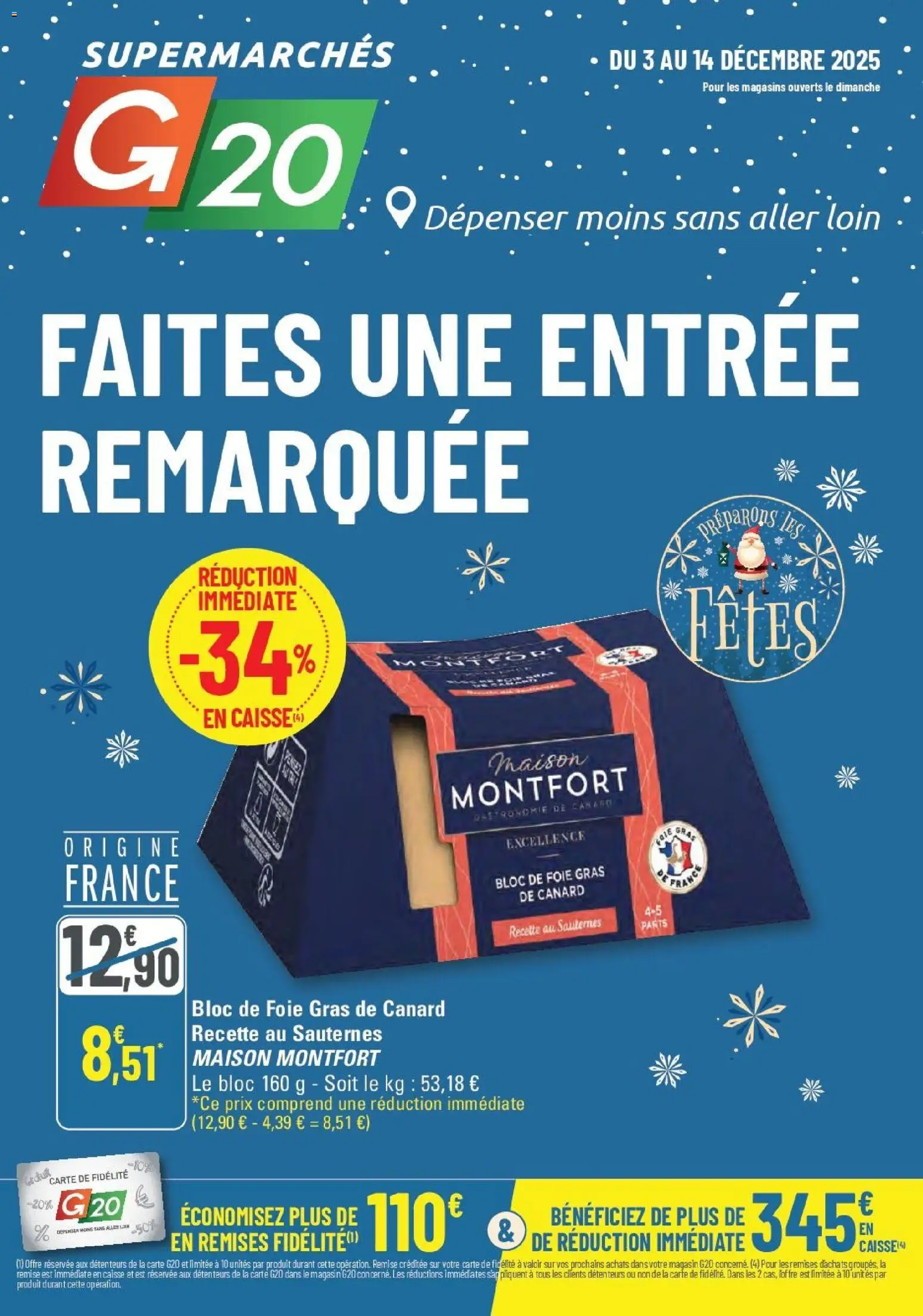 Prévisualisation de Catalogue du magasin G20 Supermarchés formulaire valide 03/12/2025