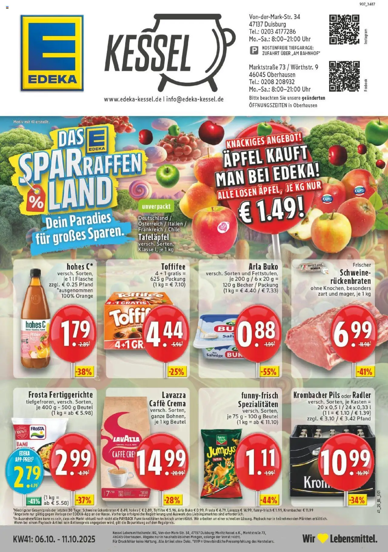 EDEKA Prospekt ab 06.10.2025 - Prospekt Oberhausen Online