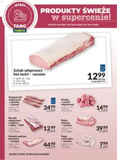 Pogląd gazetki "Produkty świeże w supercenie" ze sklepu Makro ważnej od 26.01.2026