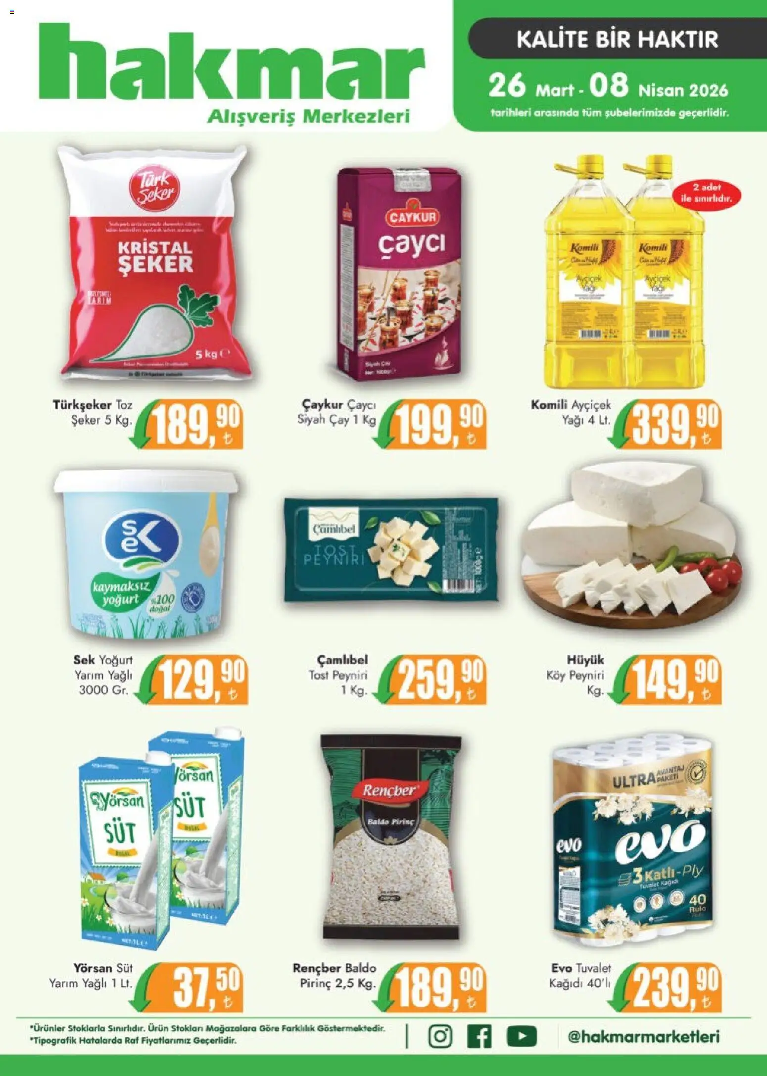 Hakmar Hakmar Katalog 26.03.2026 - Broşürünün önizlemesi