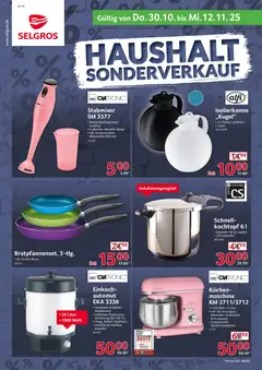 Vorschau von dem Prospekt des Geschäftes Selgros, gültig ab dem 30.10.2025